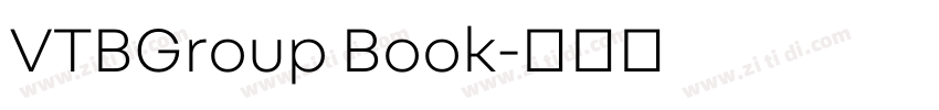 VTBGroup Book字体转换